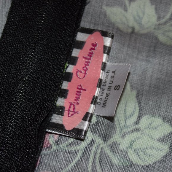 Vintage Inspired Black Red Cherries Swing Dress - Picture 8 of 9